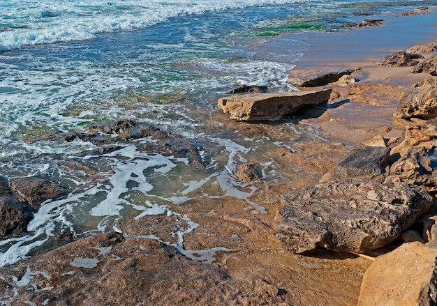 Rocks and water in Castelsardo