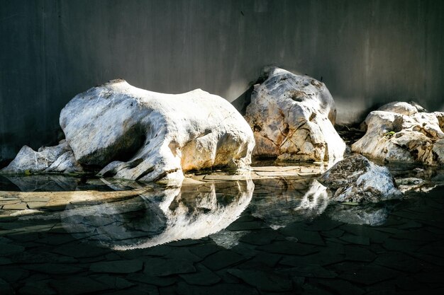 Foto rocce in acqua