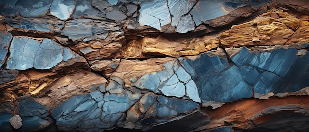 a rocky brown rock in the style of thick paint layers