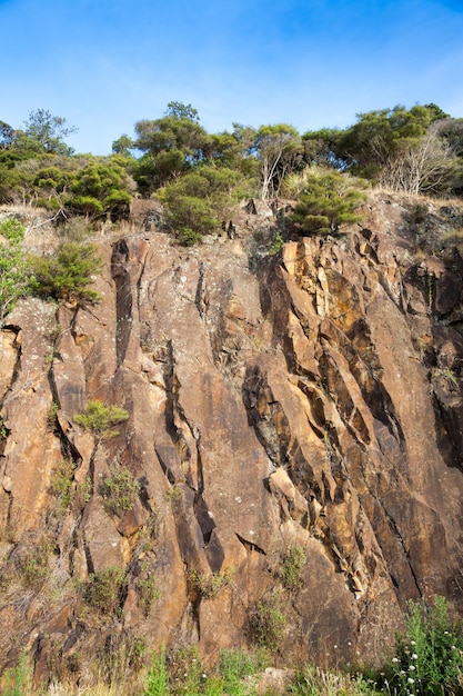 Rocky cliff face