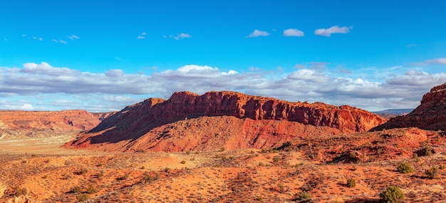 Photo rocky landscape of utah united states nature background