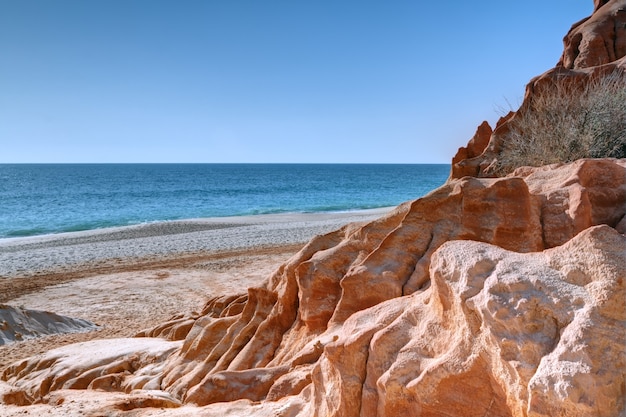 Rocky Mount on the coast of Portugal.