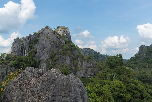 Rocky Mountain at viewpoint of Suan Hin Pha Ngam in Loei, Thailand