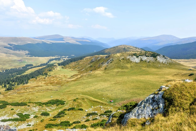 Rocky mountains in Romania