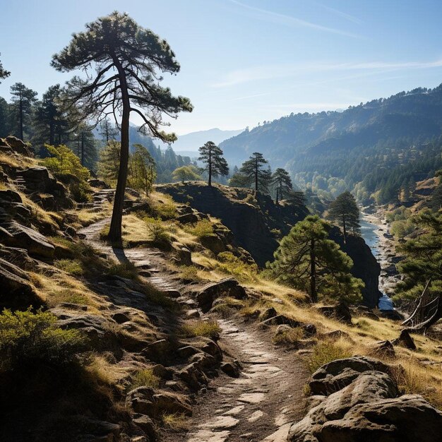 Rocky Ridge Reverie Mountain Landscape Photo