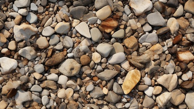 Premium AI Image | Rocky Riverbed Texture