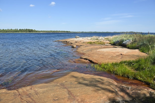 Premium Photo | Rocky seashore