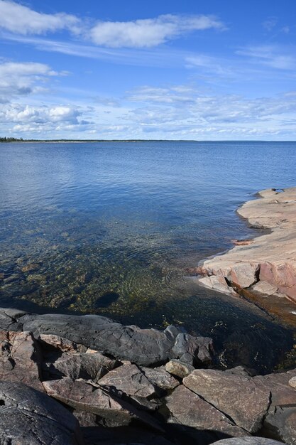 Rocky seashore