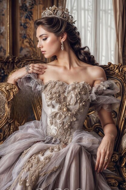 Rococo style woman