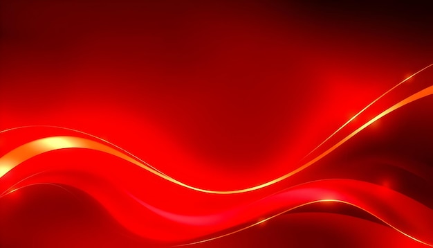 Rode abstracte achtergrondgolf