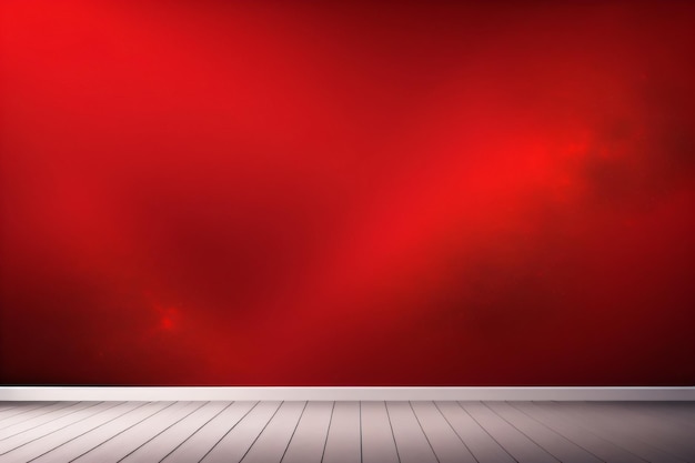 Rode abstracte schone en zachte dynamische achtergrond voor desktop met generatieve Ai