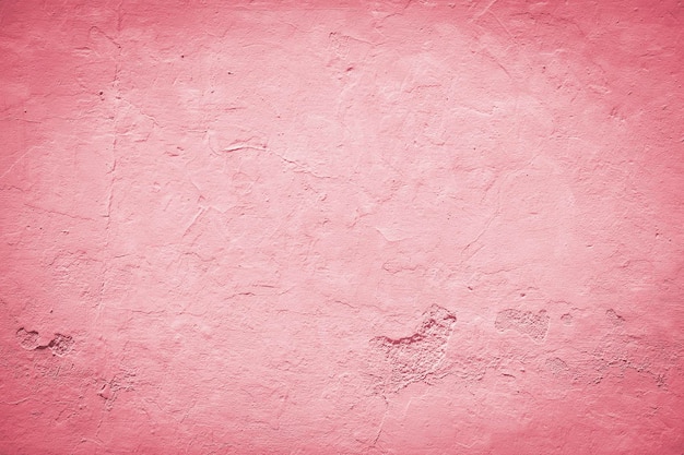Rode achtergrond met vigneteffect Pastelrode muur met reliëfoppervlak