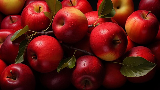 Rode appel achtergrond full frame foto van rode appel achtergrond verse appel foto