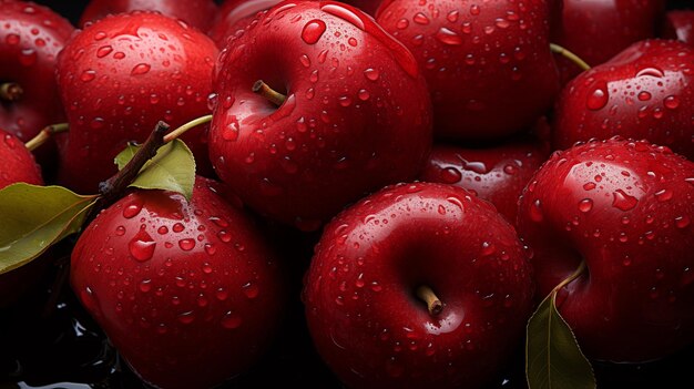 Rode appel achtergrond full frame foto van rode appel achtergrond verse appel foto