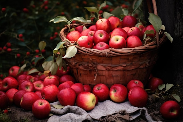 Rode appels mand Genereren Ai