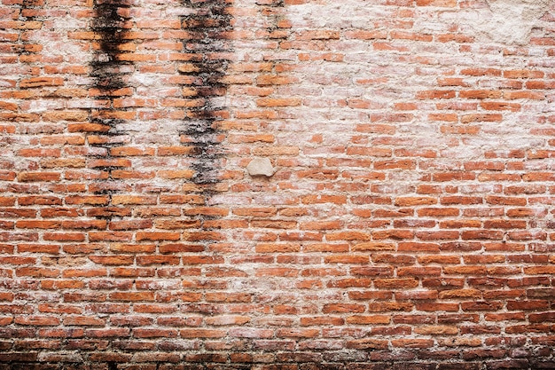 Rode bakstenen muur achtergrond