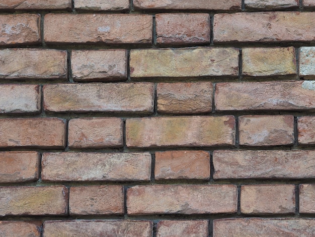 Rode bakstenen muur achtergrond