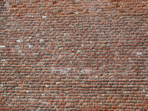 Rode bakstenen muur