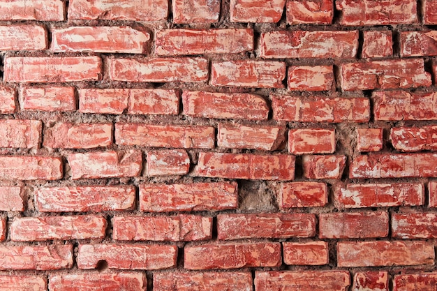 Rode bakstenen muurachtergrond