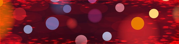 Foto rode bokeh-achtergrond voor seizoensgebonden feestdagen, evenementen en verschillende ontwerpwerken