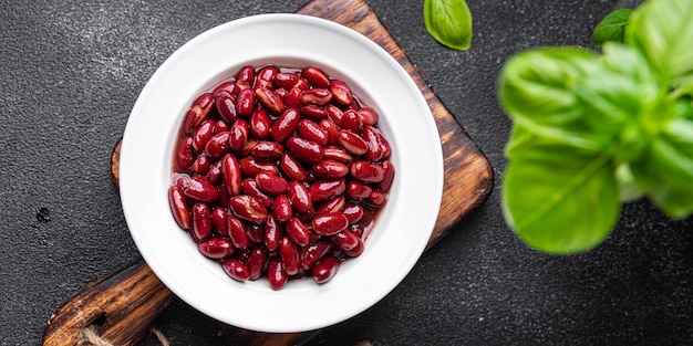 rode bonen peulvrucht gezonde maaltijd eten snack op tafel kopieer ruimte voedsel achtergrond