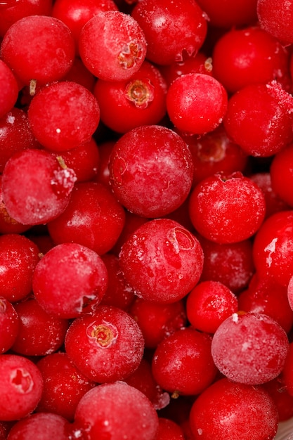 Rode cranberry close-up. nuttige wilde bes