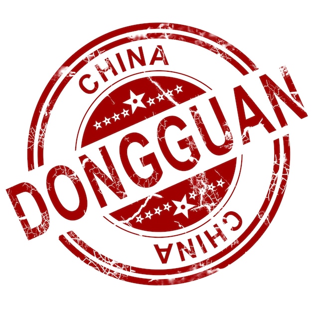 Rode Dongguan-stempel