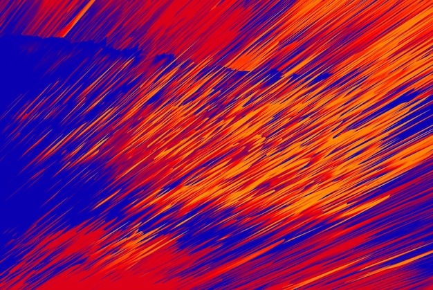 Rode en blauwe kleurrijke abstracte energietextuur met eenvoudige tech motion offset-lijnen