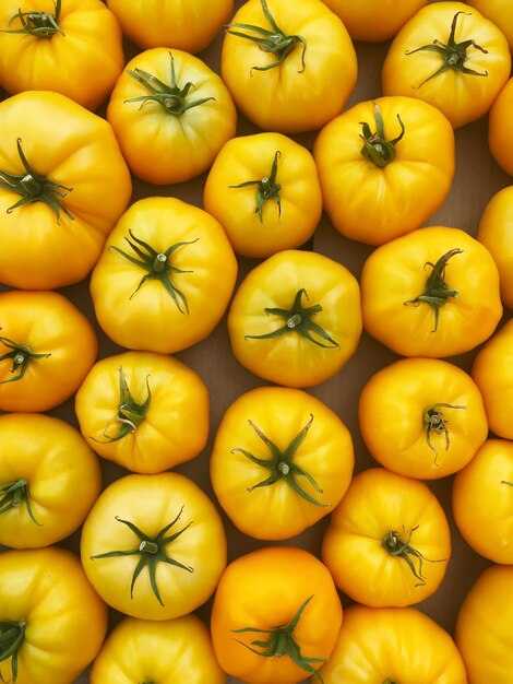 Rode en gele tomaten in dozen op de boerenmarkt.selectieve focus.nature