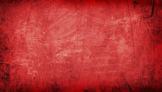 Foto rode gekrast grunge achtergrond grunge getextureerde achtergrond oppervlaktestructuur met krassen