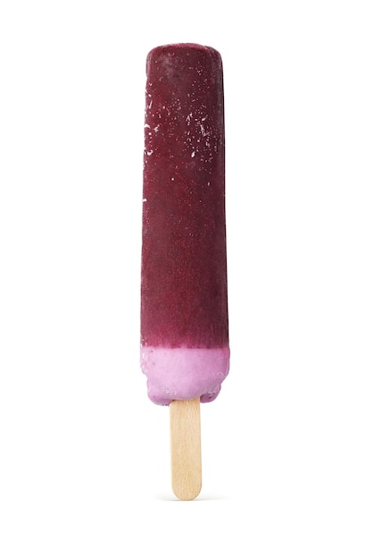 Rode ijsjes of popsicles geïsoleerd op wit