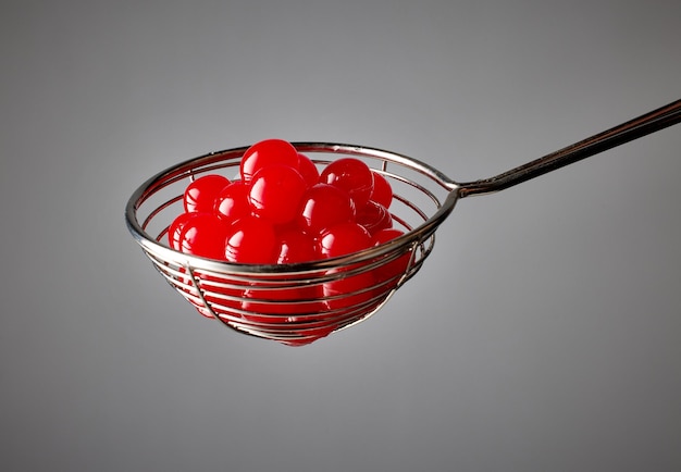 Rode jelly balls voor het maken van bubble tea