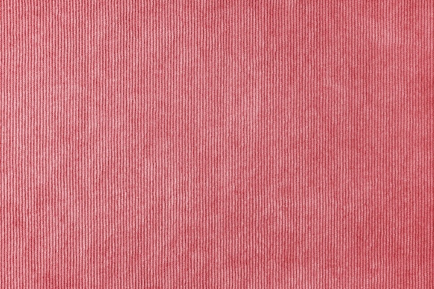 Rode katoenfluweel stof textuur achtergrond