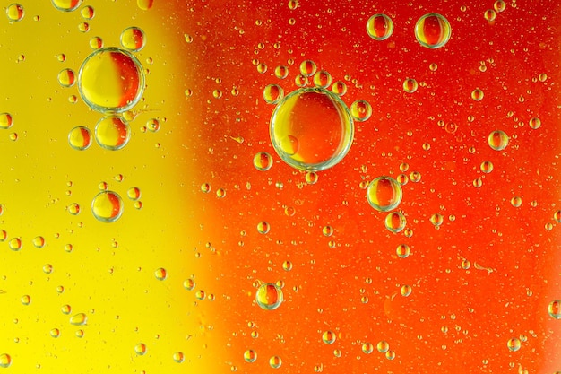 Rode macro drankje bubbelsCola met Ice Food achtergrond Cola close-up ontwerpelement Bier bubbels