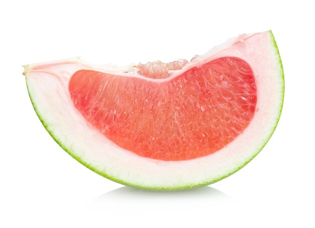 Rode pomelo schijfje