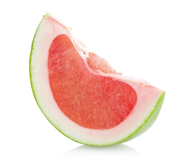 Rode pomelo schijfje