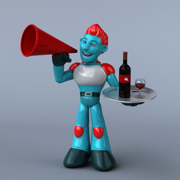 Rode Robot illustratie