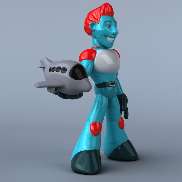 Rode Robot illustratie