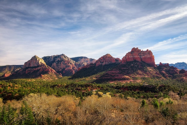 Rode rotsbergen rond Sedona