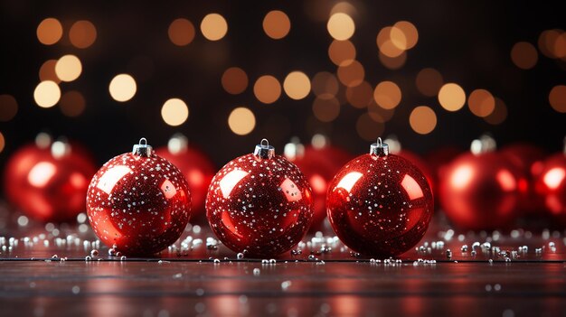 Rode Vakantie Vreugde Kerstmis en Nieuwjaar Achtergrond