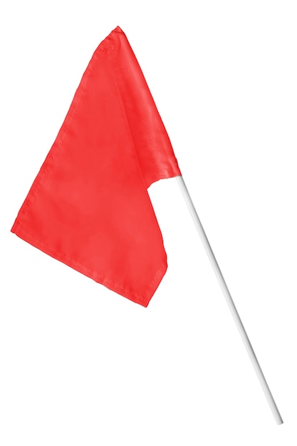 Rode vlag geïsoleerd