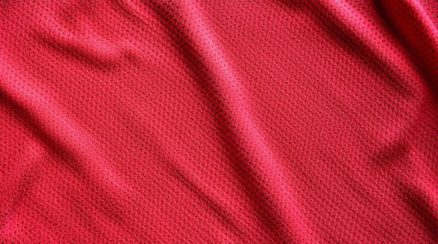 Rode zijden stof achtergrond Abstracte golvende textuur rode stof doek polyester textuur
