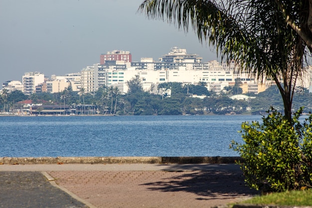 Rodrigo de Freitas-lagune in Rio de Janeiro, Brazilië