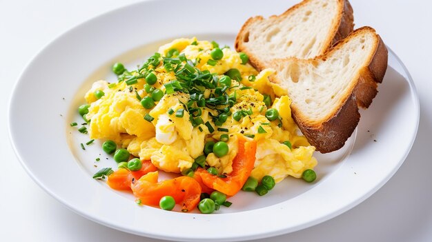 Roereieren met groenten en glutenvrij