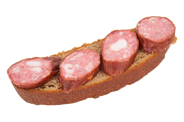 Roggebrood en worst