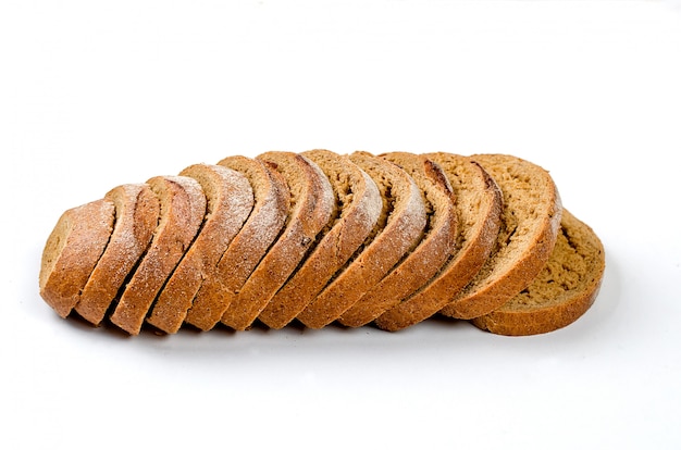 Roggebrood geïsoleerd