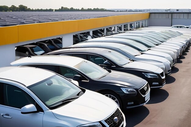 ROGNACFRANCE APRIL132016 New Renault Nissan Dacia cars parked at distribution center