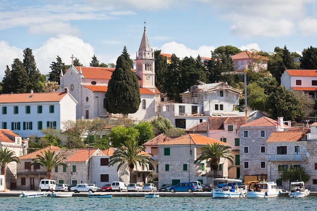 Rogoznica Croatia view from the sea