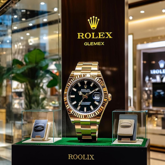 rolex famous brand at department store at taipei