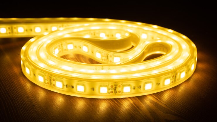 Photo roll of diode strip, led lighting .